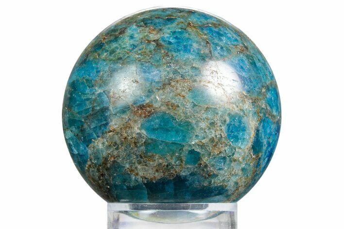 Bright Blue Apatite Sphere - Madagascar #334076